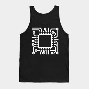 Robot Circuit Board Tank Top